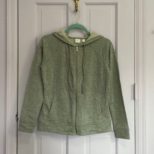 New York & Co. Gray Zippered Hoodie